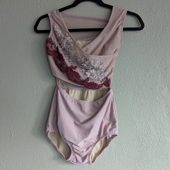 Artistic Dance Designs Soaring Costume – 3 Piece – Rose/Wine – XSA - Picture 2 of 12